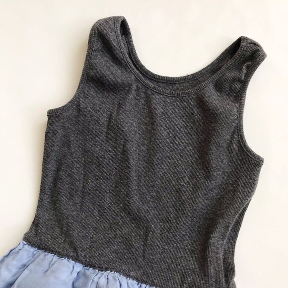 Gap kids ribbed/eyelet mix dress EUC M(8-9Y) - Picture 2 of 5